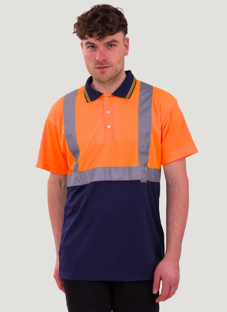 Warnschutz Poloshirts Kurzarm